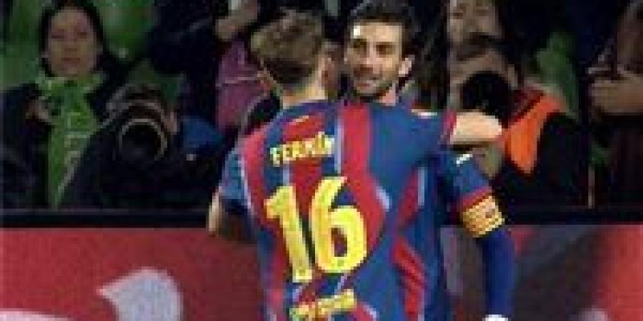 رسينغ ضد برشلونة.. فيران توريس يؤمن تقدم برشلونة على راسينج سانتاندير في كأس ملك إسبانيا بعد منتصف الشوط الثاني - جريدة آخر الأخبار