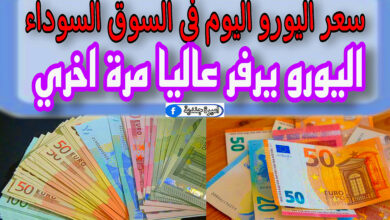 سعر اليورو اليوم في السوق السوداء