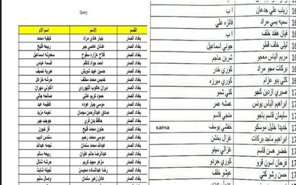 أسماء المشمولين في الرعاية الاجتماعية الوجبة الأخيرة 2023