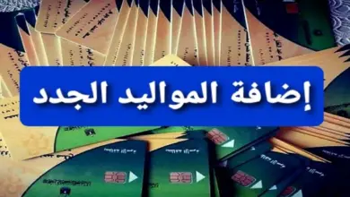 مستندات إضافة المواليد في التموين