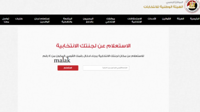 خطوات الاستعلام عن لجنة انتخابات الرئاسة 2024