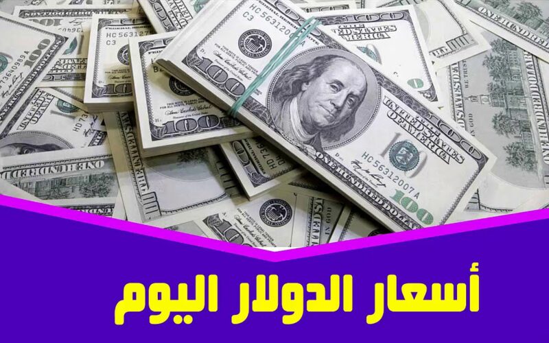 سعر الدولار اليوم مقابل الجنيه