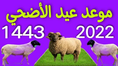 موعد عيد الأضحى المبارك