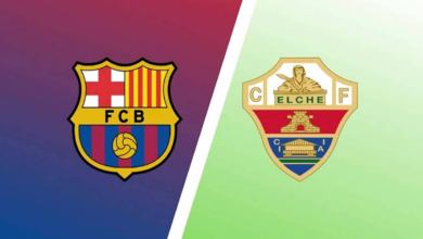 القنوات الناقلة لمباراة إلتشي ضد برشلونة