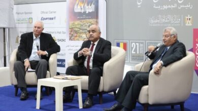 أحمد وصفي يوقع his book المواجهة في معرض القاهرة الدولي للكتاب 2026