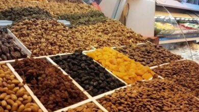 أسعار البلح والفواكه المجففة في أسواق ياميش رمضان 2026 في الأسبوع الحالي