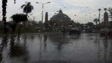 الأرصاد تحذر من حالة الطقس اليوم في مصر مع رياح وأتربة وأمطار