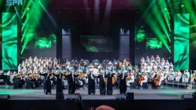 ختام فعاليات روائع الأوركسترا السعودية باستعراض فني رائع يختلط فيه التراث بالحديث في العلا