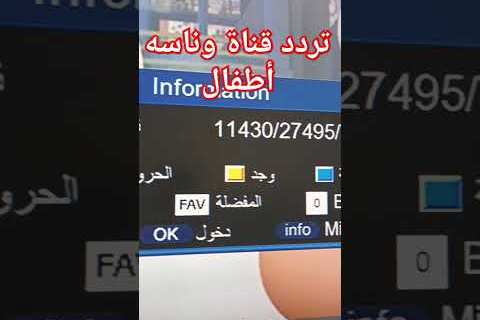 دليل التثبيت الكامل لضبط تردد قناة وناسة لولو الجديد HD على نايل سات وعرب سات لعام 2026