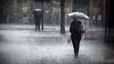 نشرة إنذارية تحذر من أمطار غزيرة وهبات رياح قوية من الاثنين إلى الأربعاء في عدة مناطق من المملكة