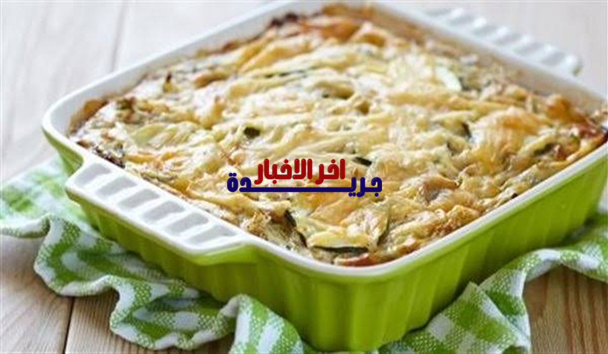 طريقة عمل الكوسة بالبشاميل واللحمة المفرومة