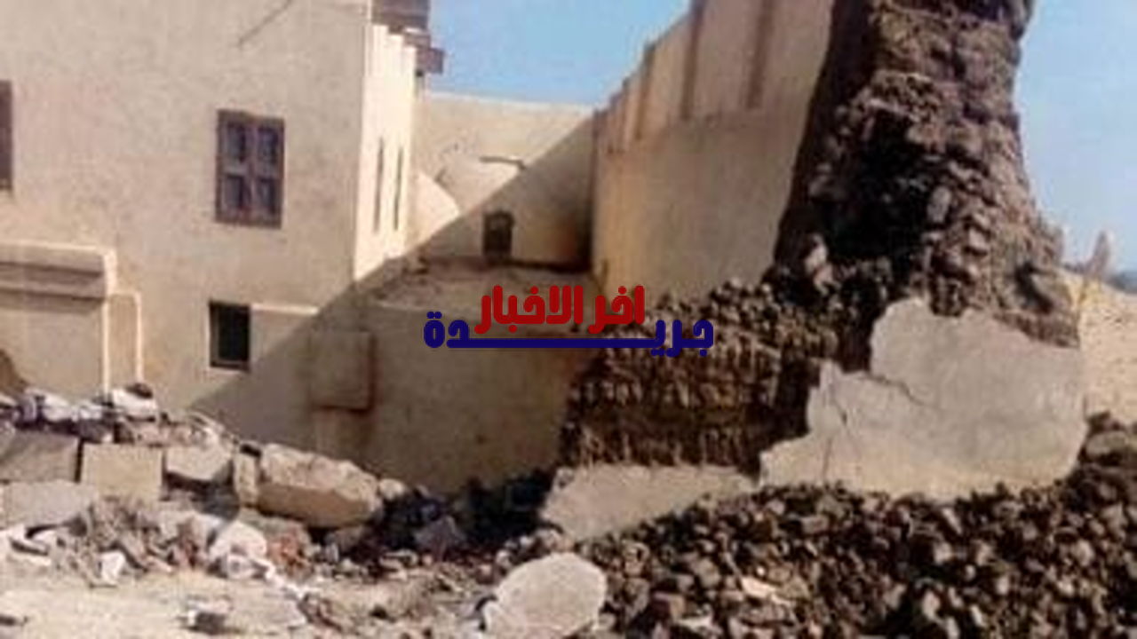 انهيار سور دير ابو فانا