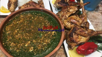 طريقة عمل الملوخية بالأرانب