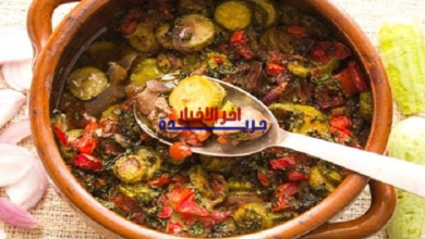 طريقة عمل طاجن الكوسة باللحم المفروم