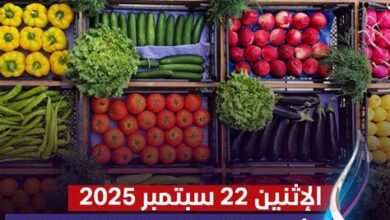 أسعار الخضروات والفواكه في منافذ المجمعات الاستهلاكية اليوم الإثنين 2 فبراير 2026