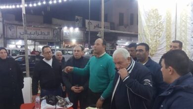 استعدادات افتتاح معرض أهلا رمضان بشارع الجلاء بمدينة دمياط اليوم