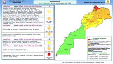 الأمطار الغزيرة تتراوح بين 100 و150 ملم تؤثر على عدة أقاليم في الشمال