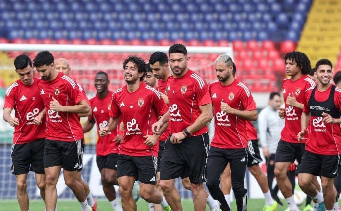 الأهلي يختتم استعداداته لمواجهة البنك الأهلي في قمة الدوري الممتاز