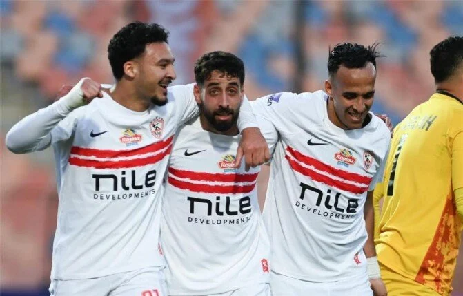 الزمالك يسجل هدفه الأول في مباراة كهرباء الإسماعيلية في الدوري الممتاز ويتصدر الترتيب
