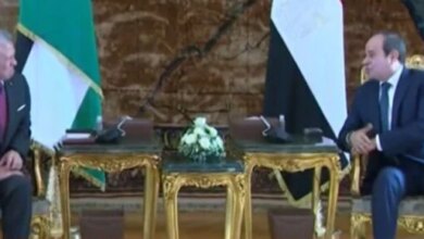 السيسي والعاهل الأردني يعقدان مباحثات لتعزيز العلاقات والقضايا الإقليمية والدولية