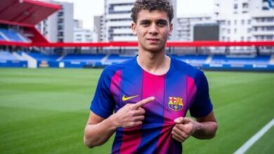 الطموح يملأ سعي اللاعب للانضمام إلى فريق برشلونة الأول