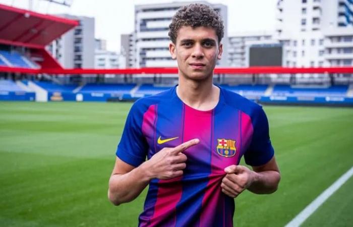 الطموح يملأ سعي اللاعب للانضمام إلى فريق برشلونة الأول