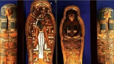 المتحف المصري بالتحرير يعرض أحد أندر وأجمل التوابيت التي تجسد مغنية الآلهة