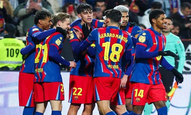 برشلونة يتخطى ألباسيتي ويتأهل إلى نصف نهائي كأس الملك بهدفين مثيرين