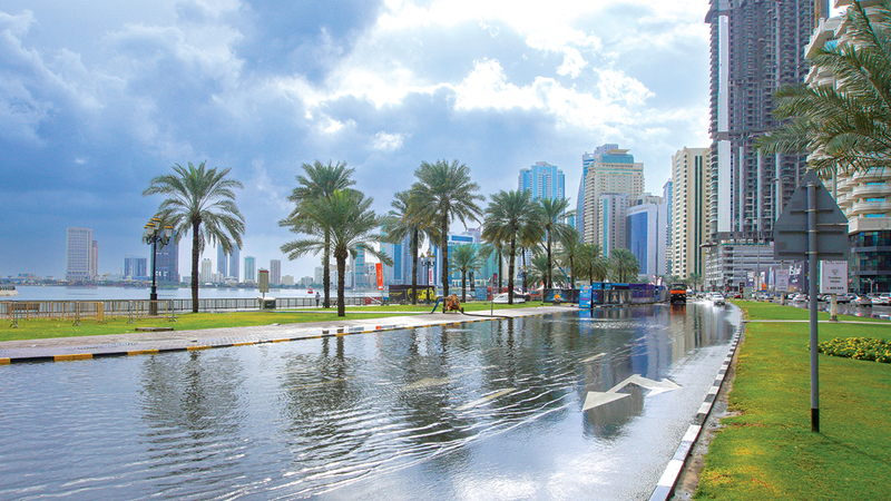 توقعات الأرصاد الجوية تشير إلى هطول أمطار خفيفة تمتد حتى يوم الجمعة المقبل