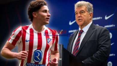 جوليان ألفاريز يسعى إلى استمالة لابورتا في الانتخابات المقبلة لنادي برشلونة