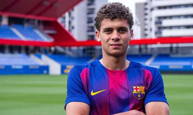 حمزة عبد الكريم يعبّر عن طموحه في الانضمام إلى الفريق الأول لبرشلونة