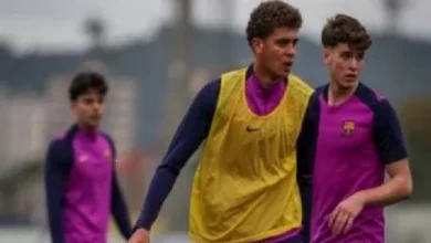 حمزة عبدالكريم يخطو أولى خطواته في مشواره الاحترافي مع فريق برشلونة