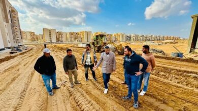 رئيس جهاز مدينة العبور الجديدة يتابع أعمال مشاريع سكن لكل المصريين