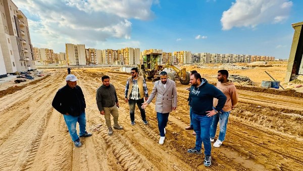 رئيس جهاز مدينة العبور الجديدة يتابع أعمال مشاريع سكن لكل المصريين