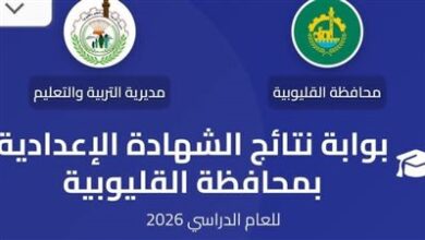 رابط نتيجة الصف الثالث الإعدادي بمحافظة القليوبية للعام 2026.. ارتفاع نسب النجاح بشكل ملحوظ