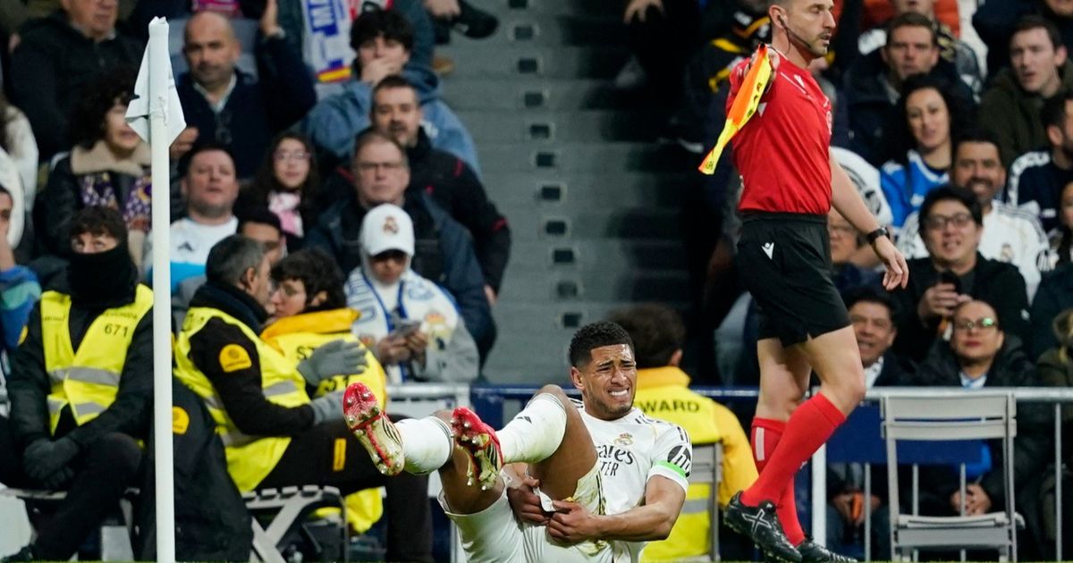 ريال مدريد يعلن إصابة بيلينغهام ويغيب عن المباريات دون تحديد مدة غيابه