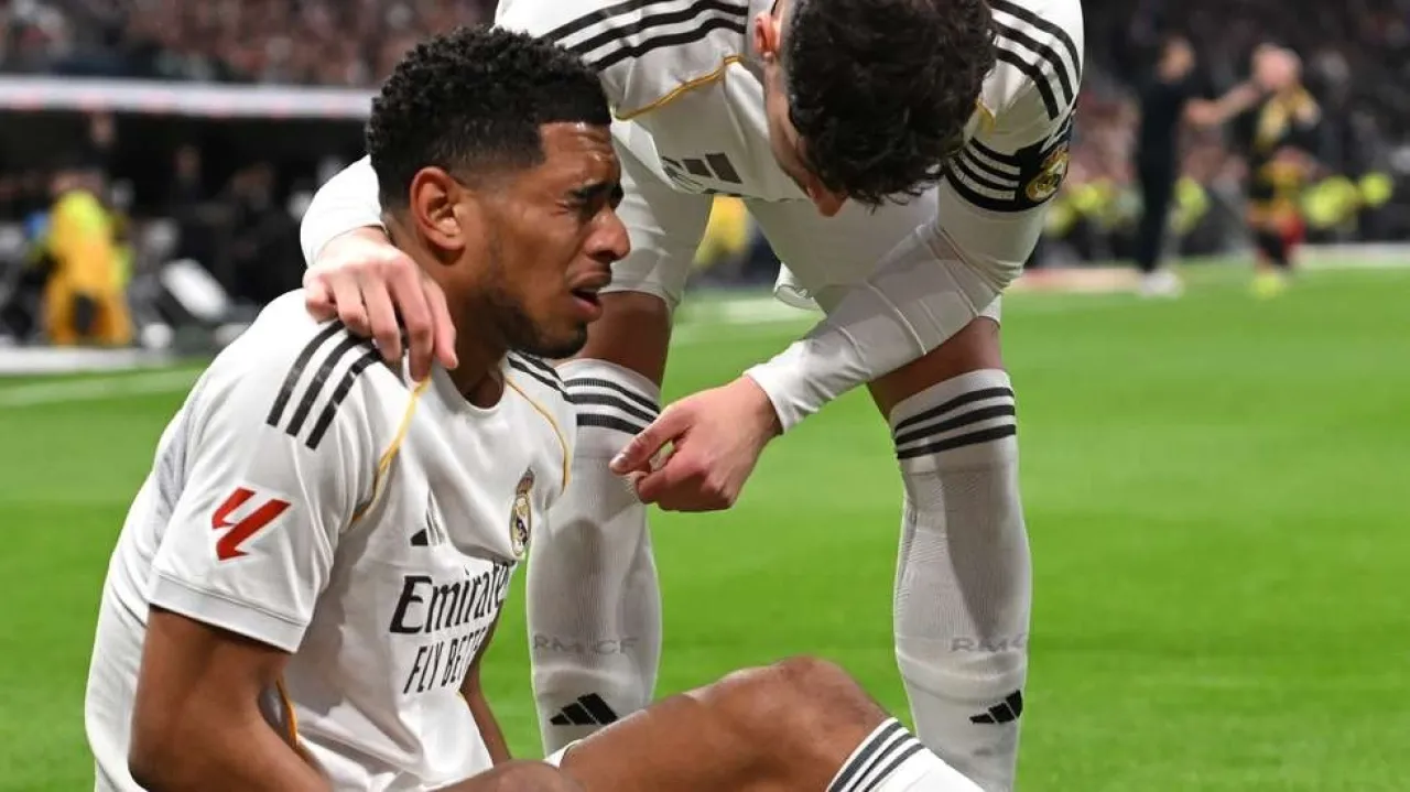 ريال مدريد يعلن رسميا إصابة نجم الفريق الشاب بيلينغهام ويثير قلق الجماهير حول مستقبله