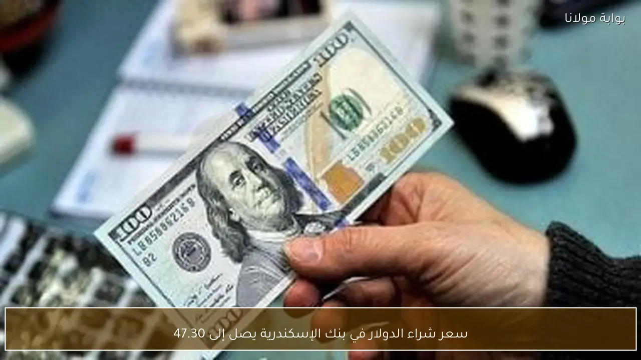 سعر شراء الدولار في بنك الإسكندرية يسجل 47.30 جنيهًا