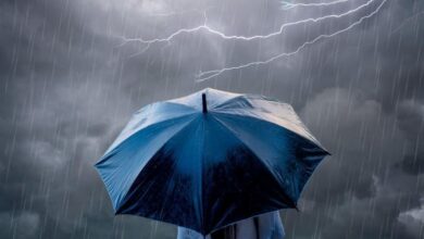 شهود أمطار رعدية ورياح قوية تضرب عددًا من الولايات