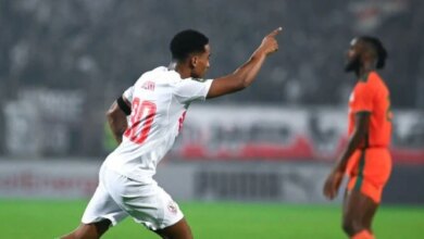 طاقم تحكيم كاميروني يدير مباراة الزمالك وزيسكو في الكونفدرالية لكرة القدم