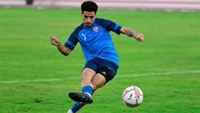 مشاركة عمر جابر في مران الزمالك بعد غيابه الطويل بسبب الإصابة