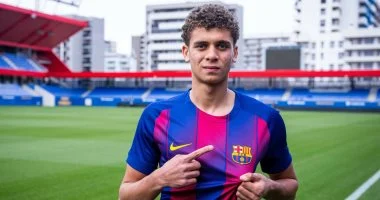 موعد أول مباراة لحمزة عبدالكريم مع برشلونة والقنوات الناقلة