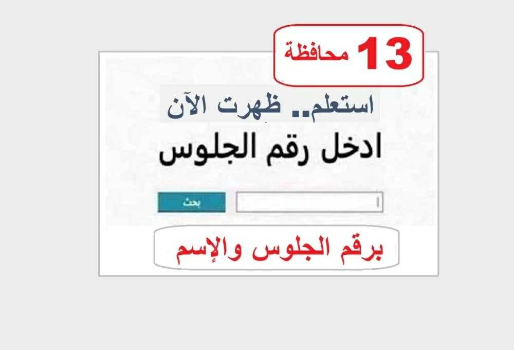 نتيجة الشهادة الإعدادية برقم الجلوس والاسم: استعلم الآن في 13 محافظة بعد الإعلان الرسمي