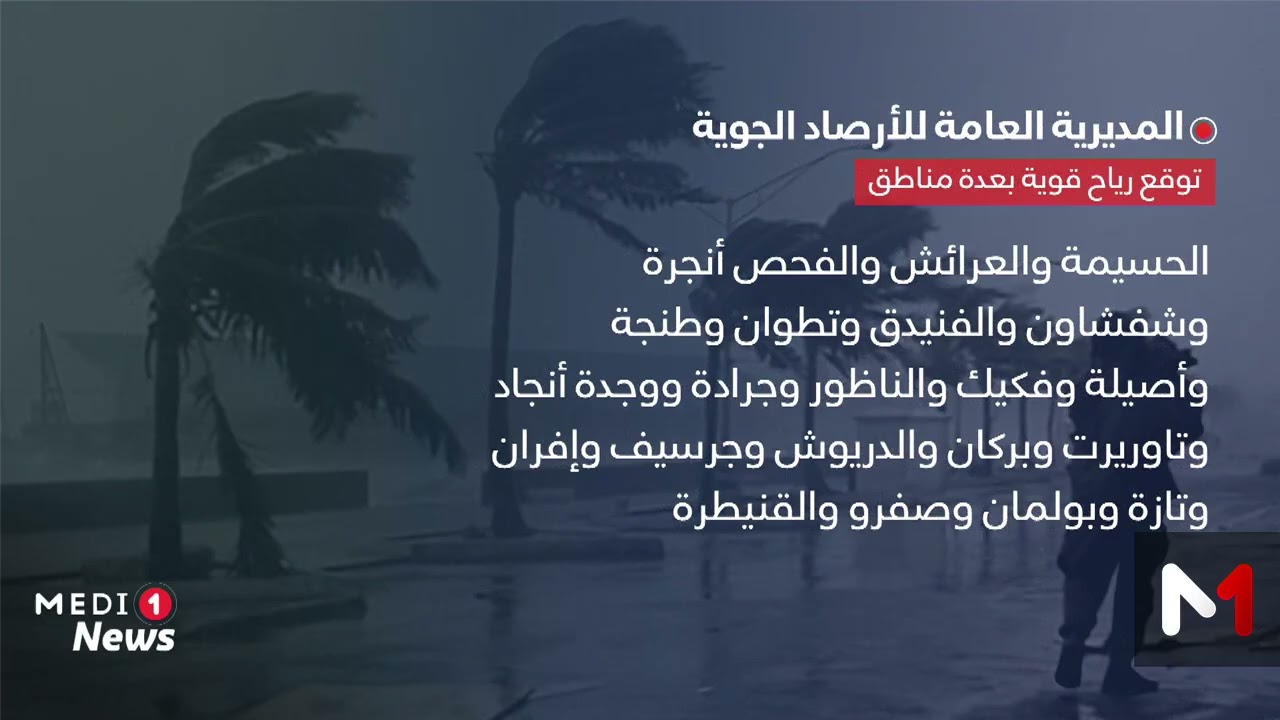 نشرة إنذارية برتقالية تحذر من أمطار غزيرة ورياح عاصفية وتساقط الجليد في مناطق متعددة من المملكة