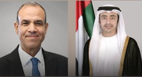 وزير الخارجية يبحث مع نظيره الإماراتي آخر المستجدات في الوضع بغزة