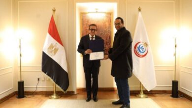 وزير الصحة يكرم خريجي دبلومة إدارة المستشفيات في حفل ضمن التعاون المصري الفرنسي