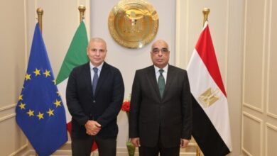 وزير العدل يتباحث مع السفير الإيطالي بالقاهرة لتعزيز التعاون القضائي بين البلدين