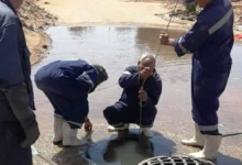 أسوان تبدأ إجراءات تطهير شبكات الصرف الصحي في مناطق سكنية خلال إجازة عيد الفطر لضمان سلامة البيئة والصحة