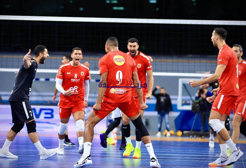 الأهلي يحقق لقب دوري السوبر الممتاز للطائرة بعد فوز مثير على الزمالك