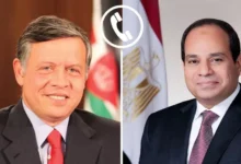 الرئيس السيسي يتلقى اتصالًا هاتفيًا من العاهل الأردني بمناسبة عيد الفطر المبارك